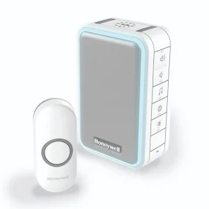 Door Chime Kit Wirefree 150m 84Db White 6 Tunes Halo Light