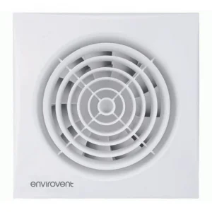 Envirovent Fan Silent 150mm Model 214 x 214 x 148.8mm B/D Shutter/Pullcord