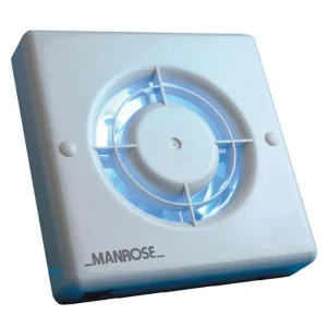 Manrose XF120S Fan Wall/Ceiling Standard 120mm 5In