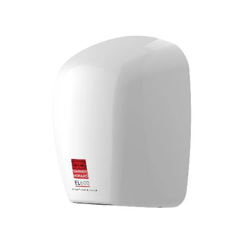 Warner Howard Hand Dryer El600 600W White Ultra Low Energy - Image 2