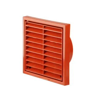 Manrose SGRIL4/TEN 4" Grille 100mm Terracotta