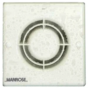 Manrose XF100ALV Bathroom Fan Automatic Shutters SELV 100mm