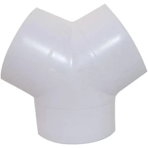 Connector Y Piece Round Ducting 100mm 4In PVC