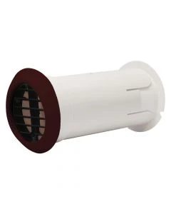 Steeple Deluxe Quick Internal Fit Wall Kit Brown With Backdraught Shutter