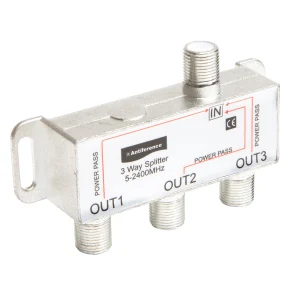 Antiference AS03 3 Way Indoor F Type Splitter