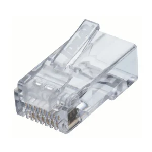 Cat6 Feed-Through Modular Plug 8P8C 100/Pack