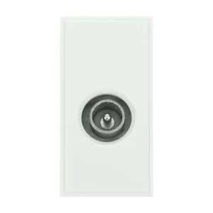 Socket Coaxial Male Polar White