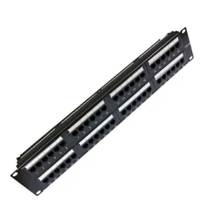 All-Rack PNL48AB 48 Port Cat 5e Patch Panel (AB) Black