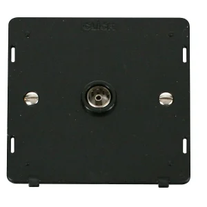 Socket Interior Single Coaxial Black