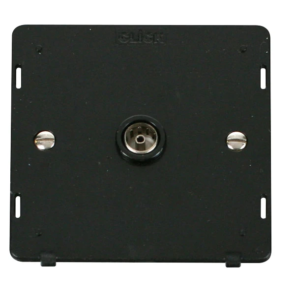 Socket Interior Single Coaxial Black