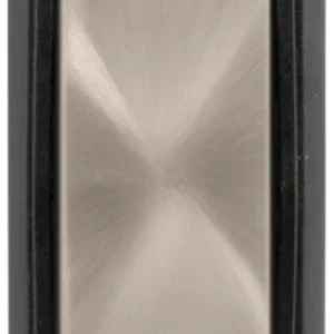 Black Frame Blank Brushed Stainless Module