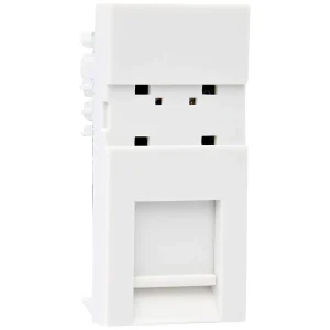 Socket 1 Module RJ11/12 25 x 50mm White