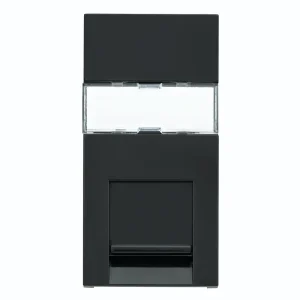 Datacom Module Cat5e RJ45 25 x 50mm Black