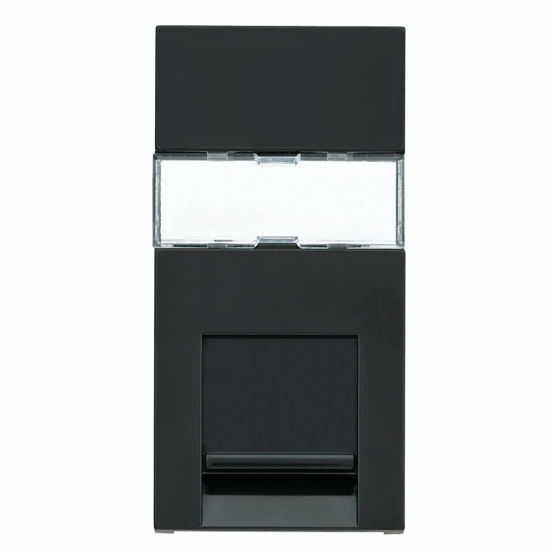 Datacom Module Cat5e RJ45 25 x 50mm Black