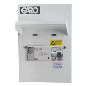 Garo G6EV40PME MCU Consumer Unit 40A Type A RCBO & PME Fault for EV Charger