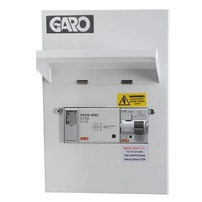 Garo G6EV40PME MCU Consumer Unit 40A Type A RCBO & PME Fault for EV Charger