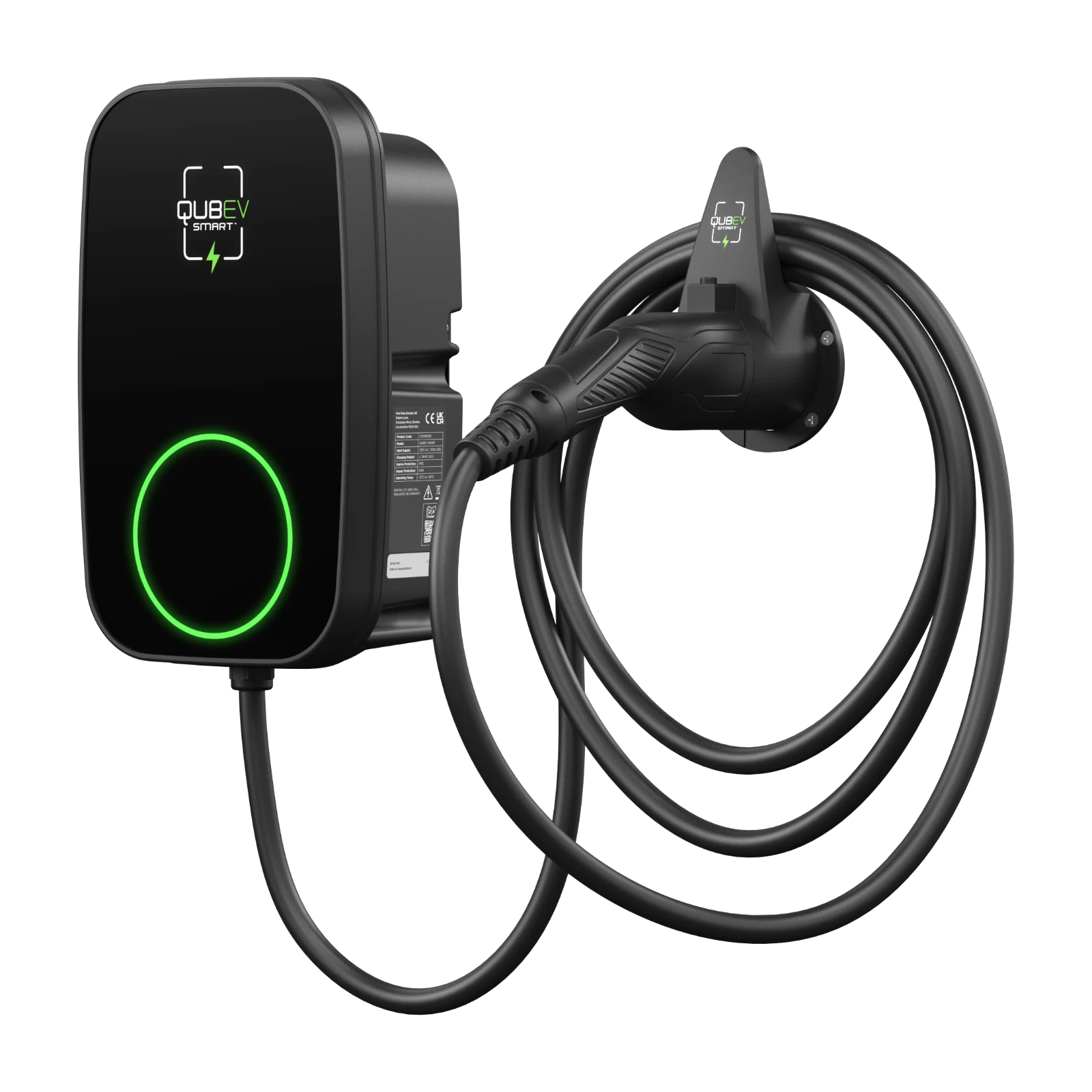 Rolec Qubev Smart 32A 7.4kW Type 2 5m Tethered EV Charger - Image 2