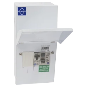 Lewden 268x136x109mm 40A 5 Module EV Consumer Unit With Type A RCCB