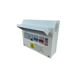 Matt:E Single-phase unit with double pole Type A RCBO for loads up to 7.4kW with Type 2 SPD