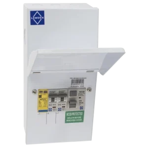 Lewden 268x136x109mm 40A 5 Modules EV Consumer Unit With Type A RCCB & Surge Protection