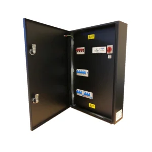 Connection Centre with O-PEN®, manual reset 5 pole isolator with 32A TPN Type A RCBO