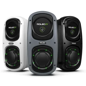 Wallpod EV Charger Single Phase White With 5m Tethered Lead 1 x Type 2 Charging Socket Up To 7.4kW (32A) 1 x 32A 230V AC