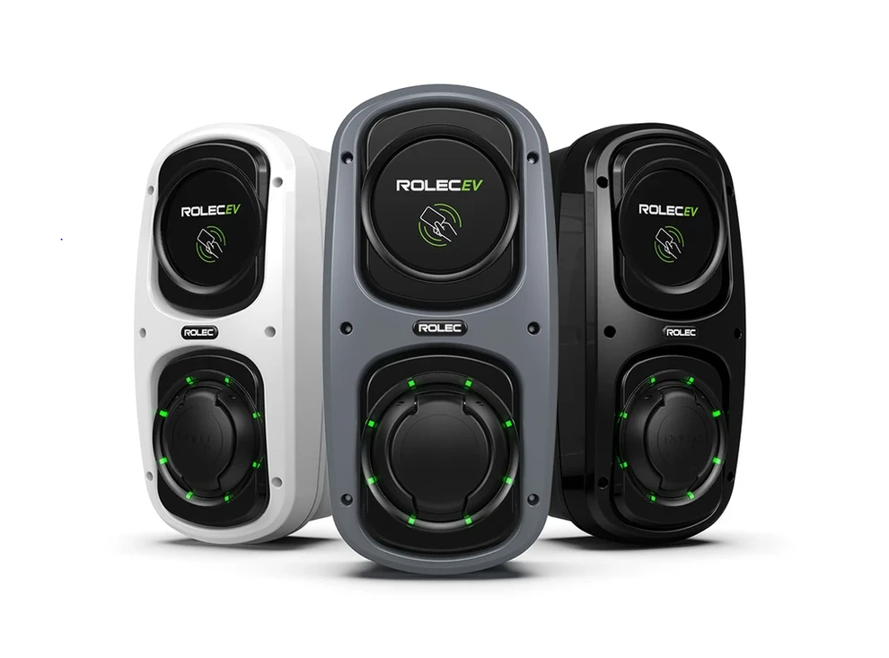 Wallpod EV Charger Single Phase White With 5m Tethered Lead 1 x Type 2 Charging Socket Up To 7.4kW (32A) 1 x 32A 230V AC - Image 2