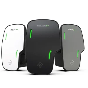 Rolec Zura EV Charger Single Phase Black 1 x Type 2 (IEC 62196) Charging Socket With 5m Tethered Lead Up To 7.4kW (32A) 1X 32A 230V AC