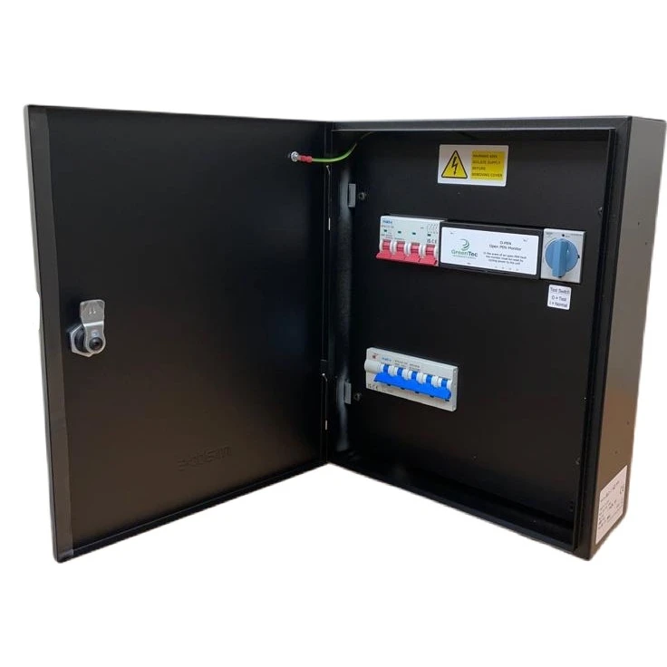 Three-phase connection unit with auto rest isolator suitable for 1 x 63A TPN load