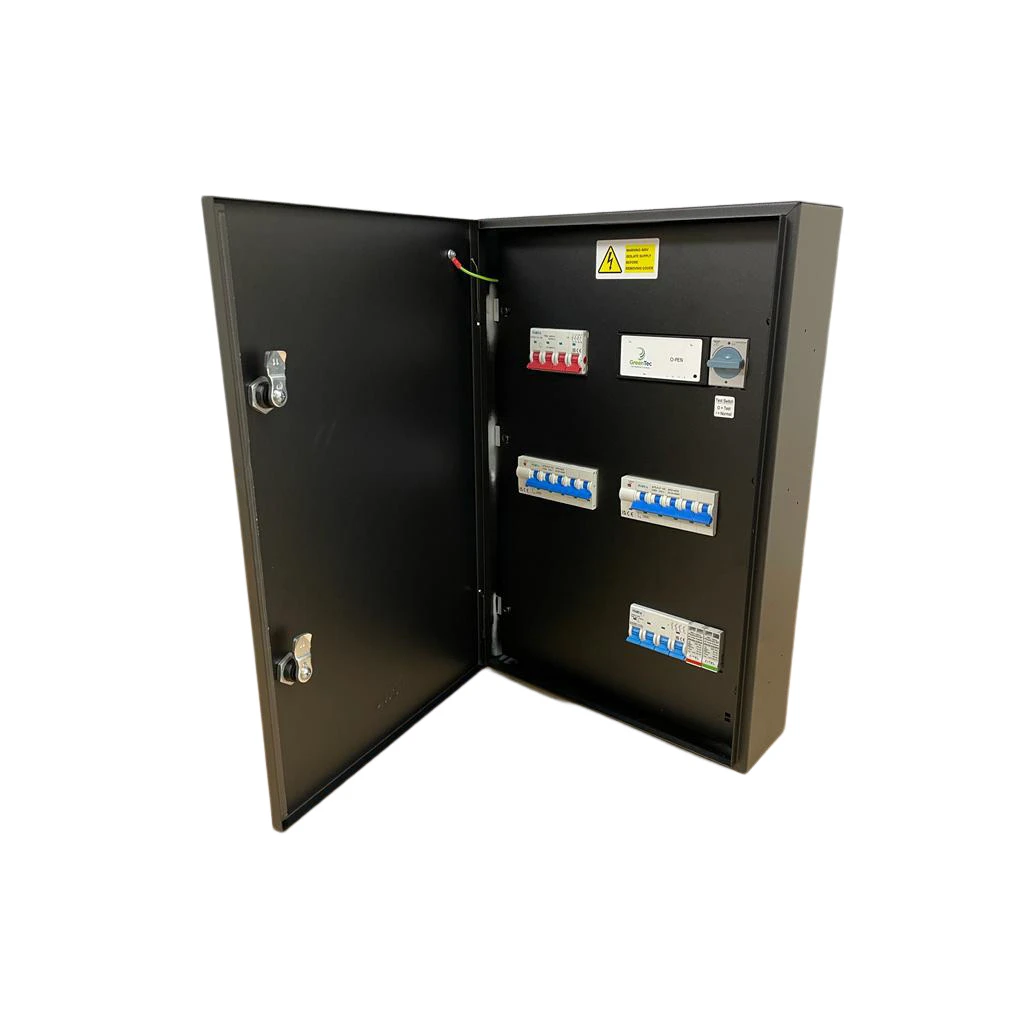 Three-phase connection unit with auto rest isolator, for 1 x 100A TPN load with Type 2 SPD, - Image 2