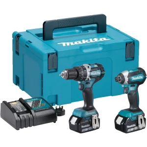 Makita DLX2180TJ 18V LXT Cordless Combi-Drill & Impact Driver Twin Pack