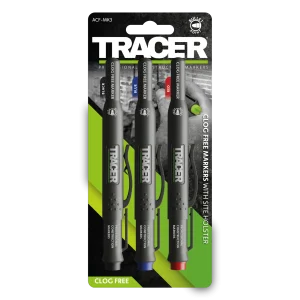 Tracer ACF-MK3 3 Piece Clog Free Marker Kit & Site Holsters