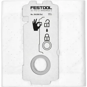 Festool 204308 Selfclean Filter Bag SC-FIS-CT (Mini/Midi-2/5/CT15)