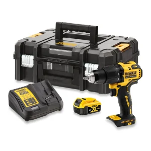 Dewalt DCD709P1T-GB 18V XR 1X 5Ah Li-Ion Cordless Brushless Combi Drill Kit