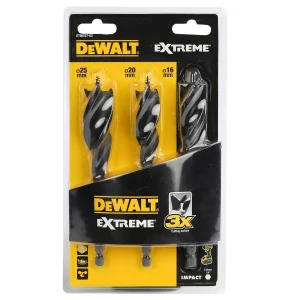 Dewalt DT90237-QZ Spade Bit Tri Flute Extreme 152mm - 3 Piece Set