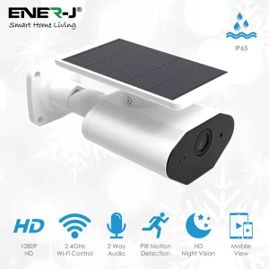 Ener-J IPC1024 Smart Solar Powered Wireless Outdoor IP Camera 1080P