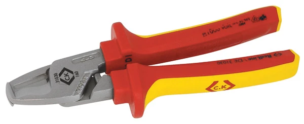 CK Tools 431030 Redline VDE 6.5" Heavy Duty Cable Cutters (165mm) - Image 2