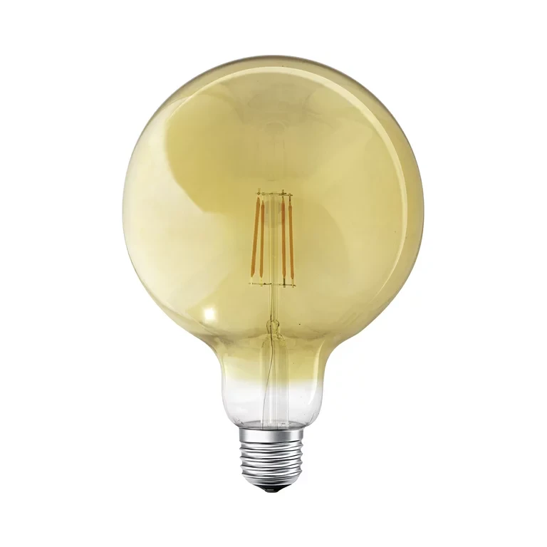 SMART+ 6W E27 Filament LED 125mm Globe Gold 2400K - Image 2