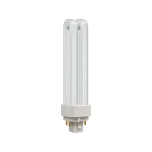 Crompton CLDE13SW CFL Compact Fluorescent Lamp Double Turn DE Type 13W Dimmable 3500K G24q-1 4 Pin
