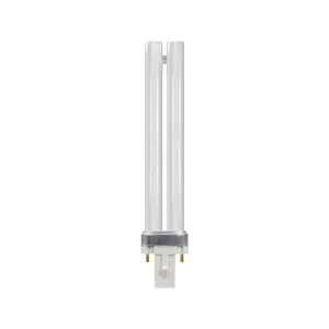 Crompton CLS9SCW CFL Compact Fluorescent Lamp Single Turn S Type 9W 4000K G23 2 Pin
