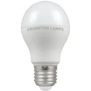 Crompton 11724 LED GLS Light Bulb Thermal Plastic 8.5W 2700K ES-E27