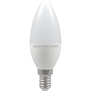 Crompton 11328 LED Candle Bulb 5.5W 2700K SES-E14 - Warm White