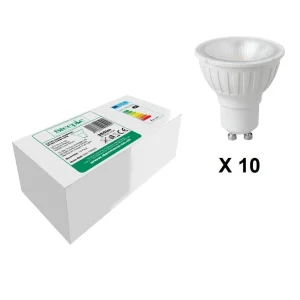 Steeple 10 pack GU10 LED Lamps  4W 3000K TP