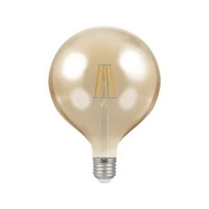 Crompton 4313 LED Globe Light Bulb G125 Filament Antique 7.5W Dimmable 2200K ES-E27