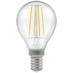 Crompton 7246 LED Filament Light Bulb Round Dimmable