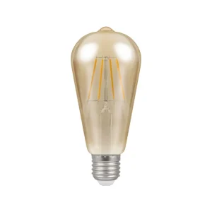 Crompton 4252 LED ST64 Filament Antique 7.5W Dimmable 2200K ES-E27