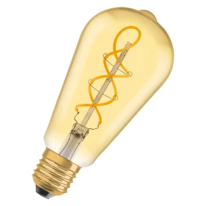 Osram Vintage 1906 Edison 28 Filament 4W 820 Gold E27 LED Bulb