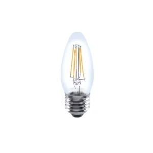 4.2W Filament Candle E27 470Lm 2700K Dimmable Clear
