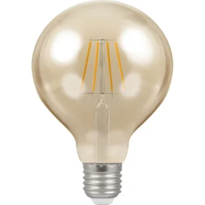 Crompton 4290 G95 LED Globe Dimmable Light Bulb Filament Antique 5W Dimmable 2200K ES-E27