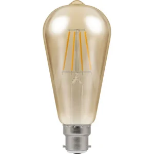 Crompton 4221 LED ST64 Filament Antique 5W Dimmable 2200K BC-B22d